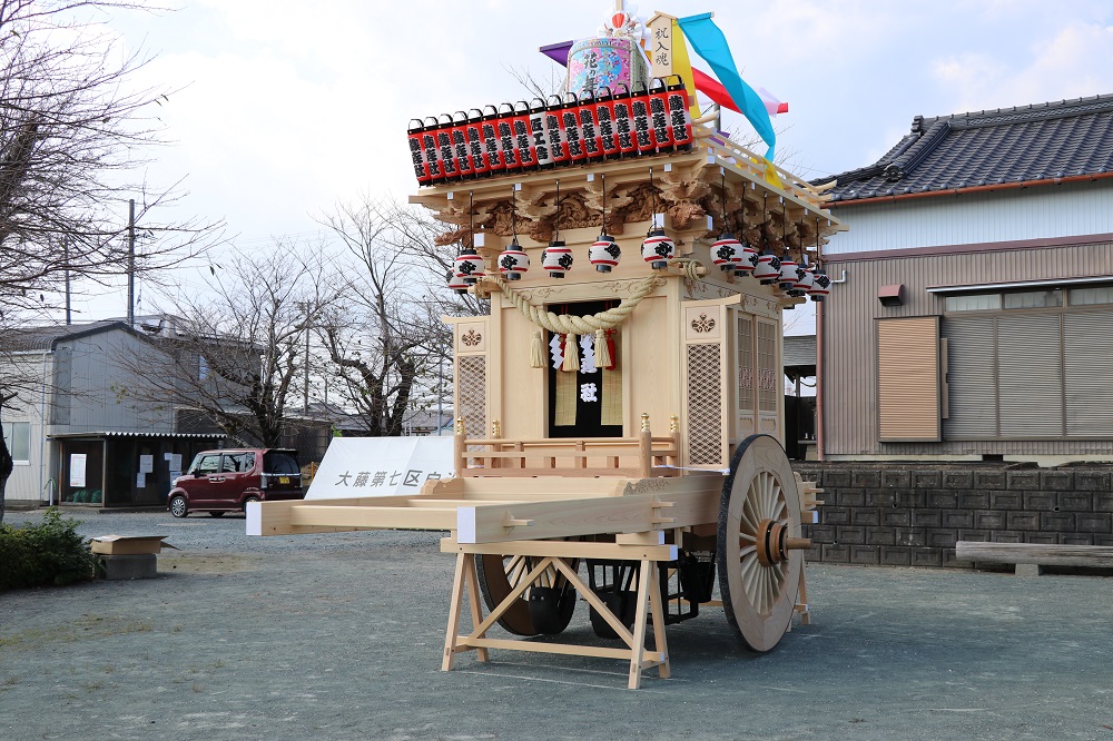 屋台　新調 写真