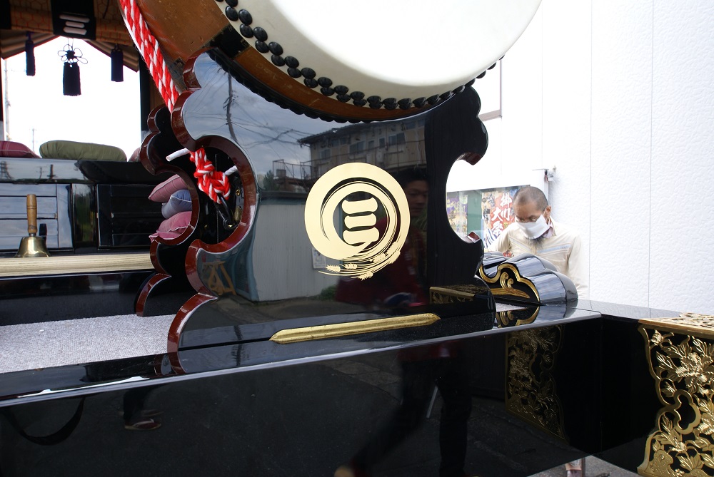 静岡県掛川市 中央三丁目様｜屋台 漆塗り 金具新調｜施工事例｜ 静岡県