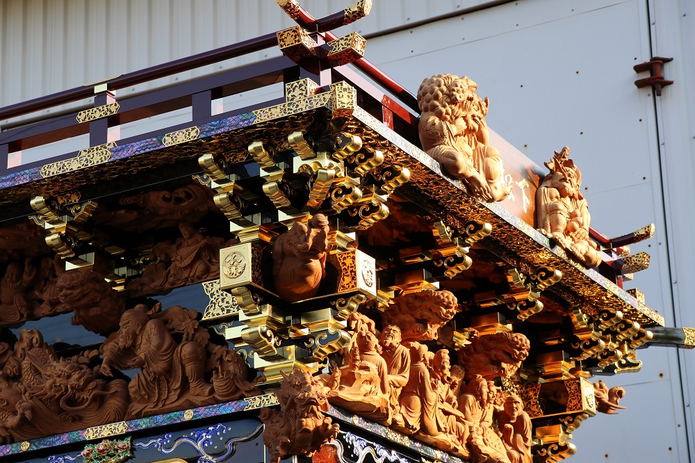 静岡県袋井市 村松下区様｜屋台 改修 漆塗り 錺金具新調｜施工事例